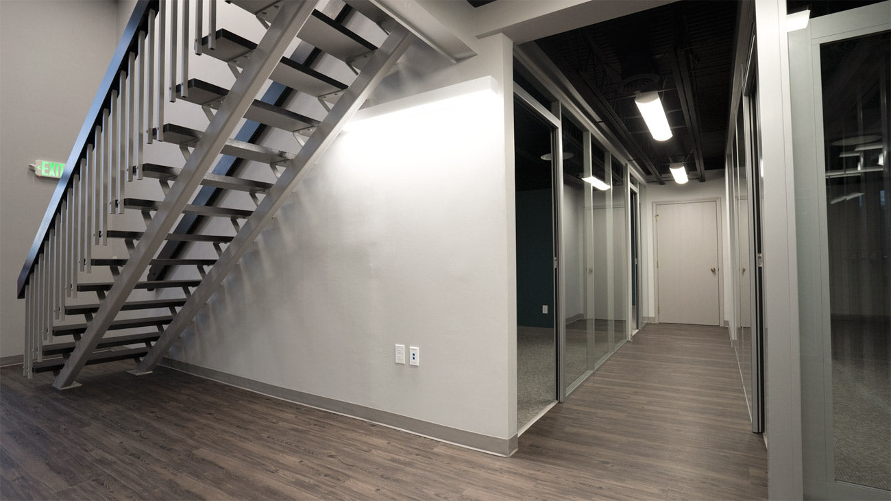 NxtWall FLEX full-height demountable wall installation