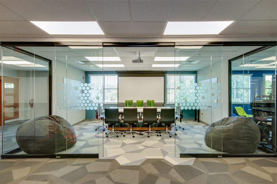 NxtWall View Series double-pane glass with high STC rating